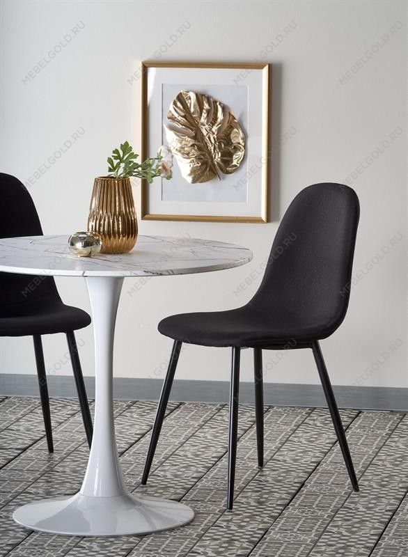 Стол обеденный Halmar DENVER (белый мрамор/белый) | изображение 9