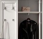 Шкаф с вешалкой Кентаки PPK/110P белый | изображение 2