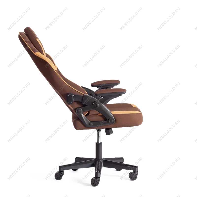 Компьютерное кресло iBear, ткань, коричнево-бежевый / brown beige | изображение 3