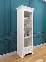 Шкаф-витрина Кентаки REG1W1S белый - Выставка Лобня