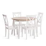 Стул GOLFI (Гольфи), дерево гевея/мдф, 44x54x95, pure white (402) | изображение 8