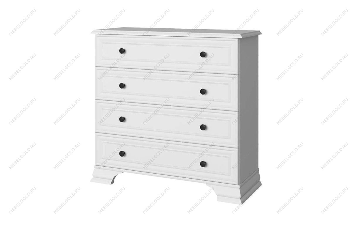 Комод Тиффани 4S белый