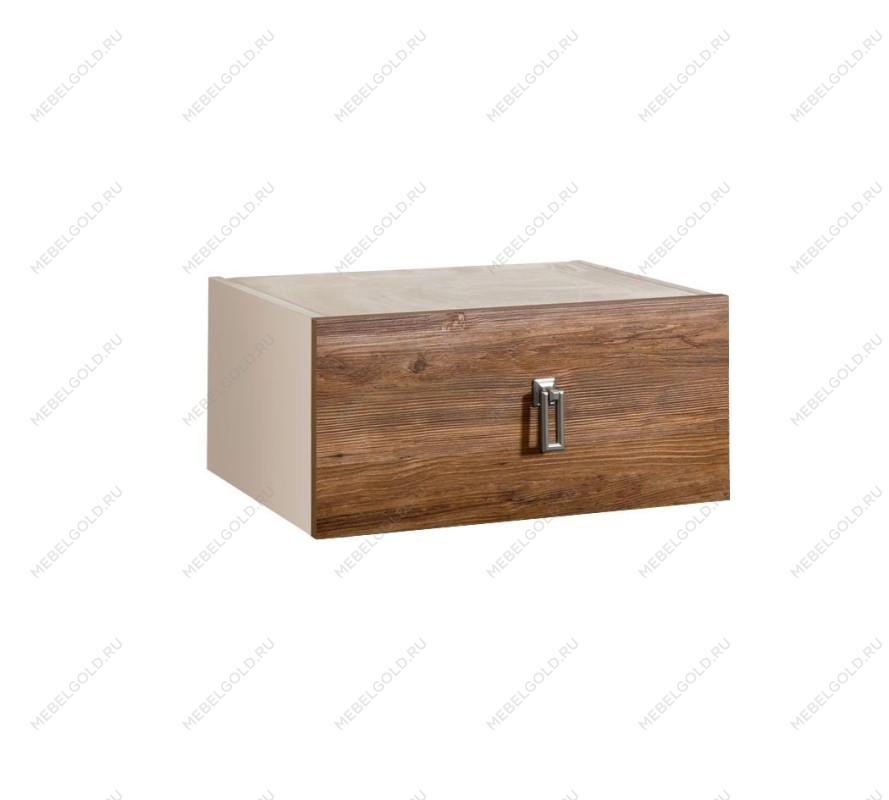 Тумба прикроватная Bogemia Fly Wood Fa (Слоновая кость) (Novabuk/Хром) БМТП-1