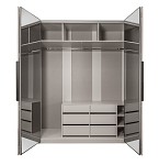 Спальня Стелла 4-дверная светло серый камень | изображение 11