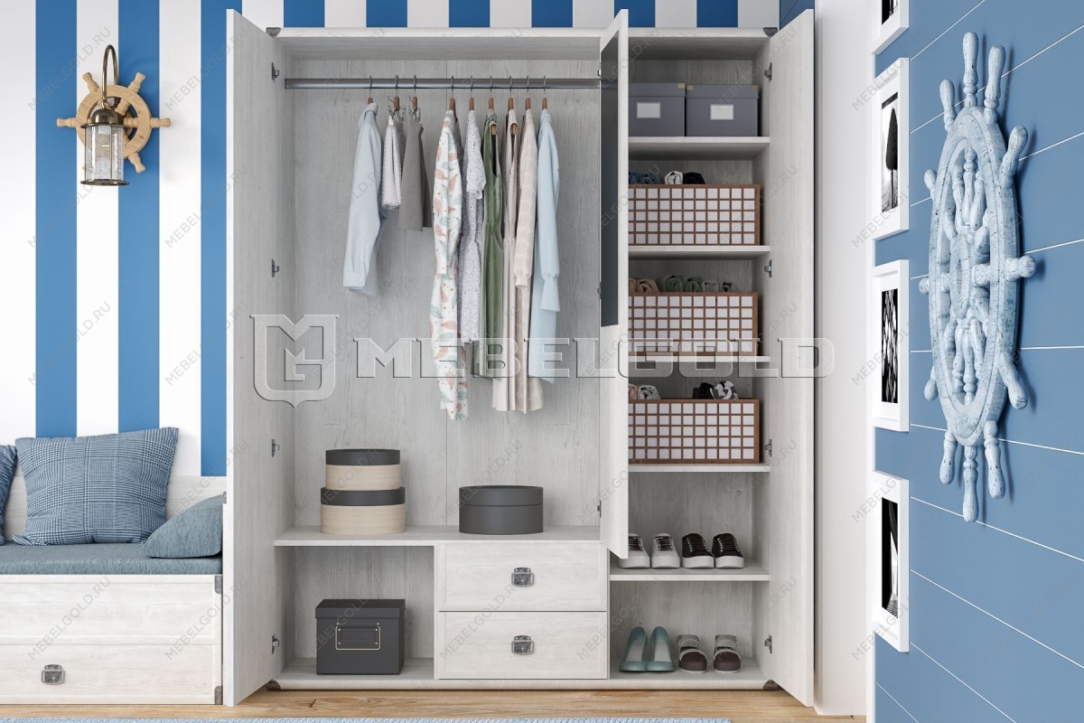 Шкаф Индиана JSZF3D2S сосна каньон | изображение 3