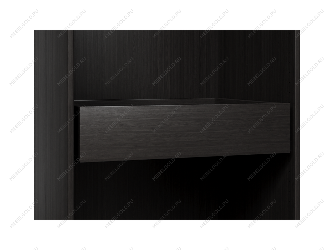 Ящик МАКС выдвижной в двухдверный шкаф, ДСП, цвет Дуб Венге | изображение 1