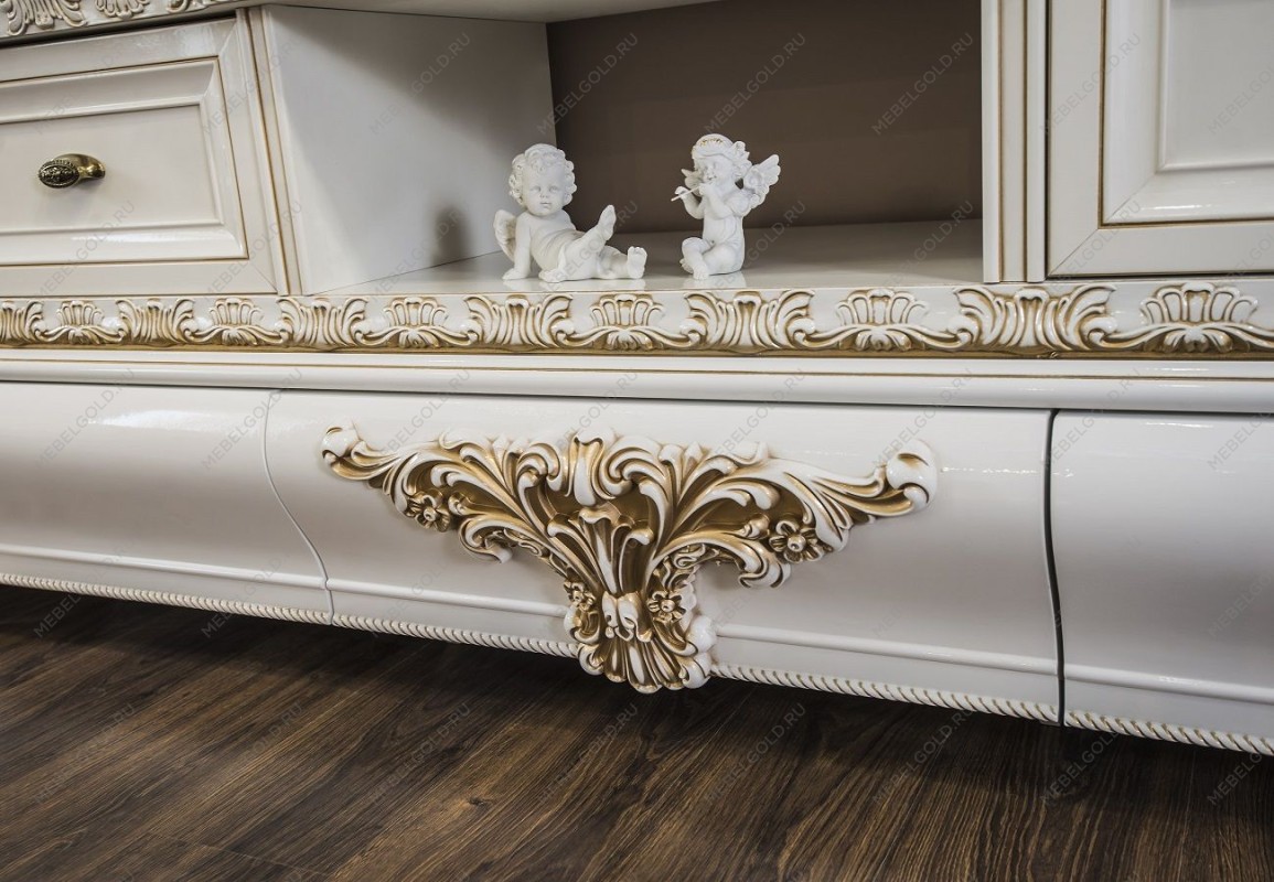 ТВ Тумба Алсу белый глянец | изображение 5