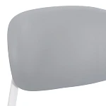 Стул ADORE (mod. XRB-1025), пластик, серый / белый (grey / white), 41 х 53 х 81,5 см | изображение 7