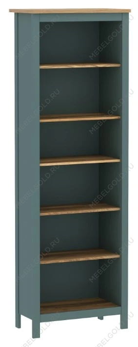 САГА стеллаж 70 темно-бирюзовый/ясень