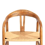 Стул VALI, дерево вяз/бечевка, Груша (№3), 50х46х77 см | изображение 5