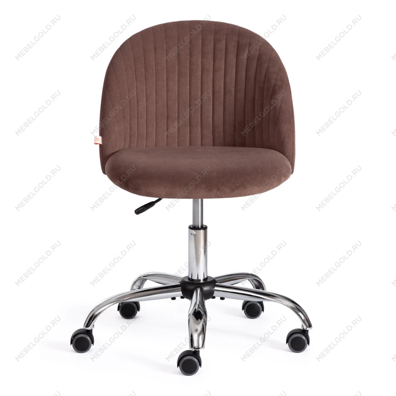 Кресло MELODY, флок, коричневый, 6 | изображение 4