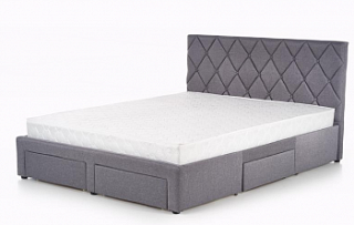 Кровать Halmar BETINA 160 (серый)