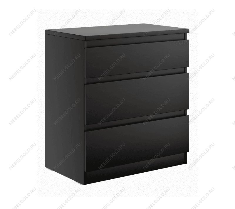 КАСТОР (KULLEN) комод ИКЕА / IKEA 3 ящика Дуб Венге | изображение 3