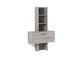 Надстройка Д-6 к тумбе малой, Денвер (900*270*1444) Риббек серый, 31309