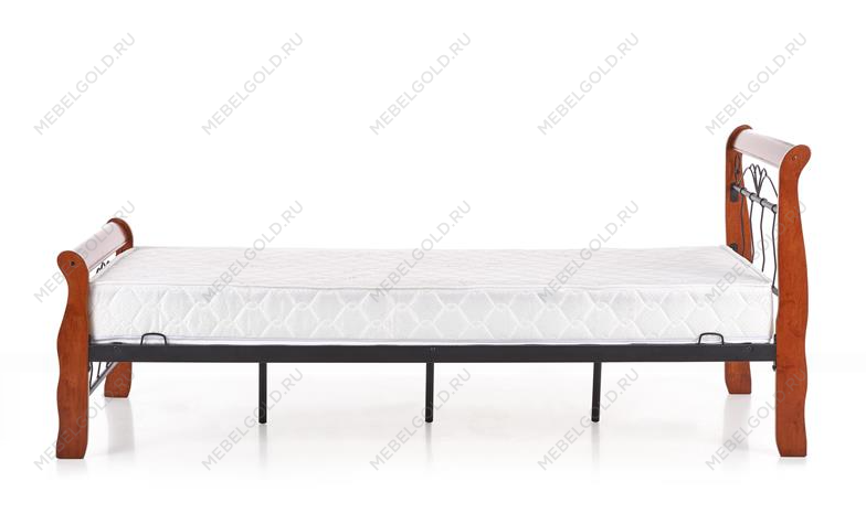 Кровать Halmar VERONICA 90 (черешня античная/черный) | изображение 2