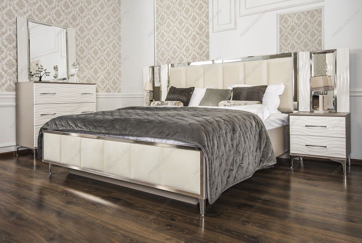 Кровать Гравита 180x200 см белый глянец | изображение 1