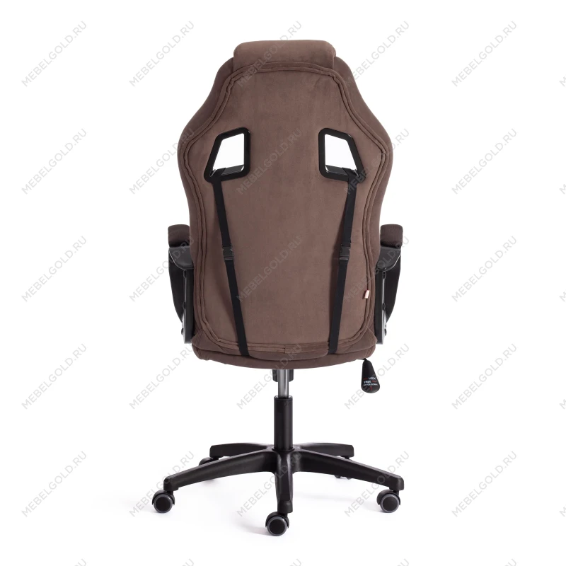 Кресло DRIVER (22), флок/ткань, коричневый, 6/TW-24 | изображение 3