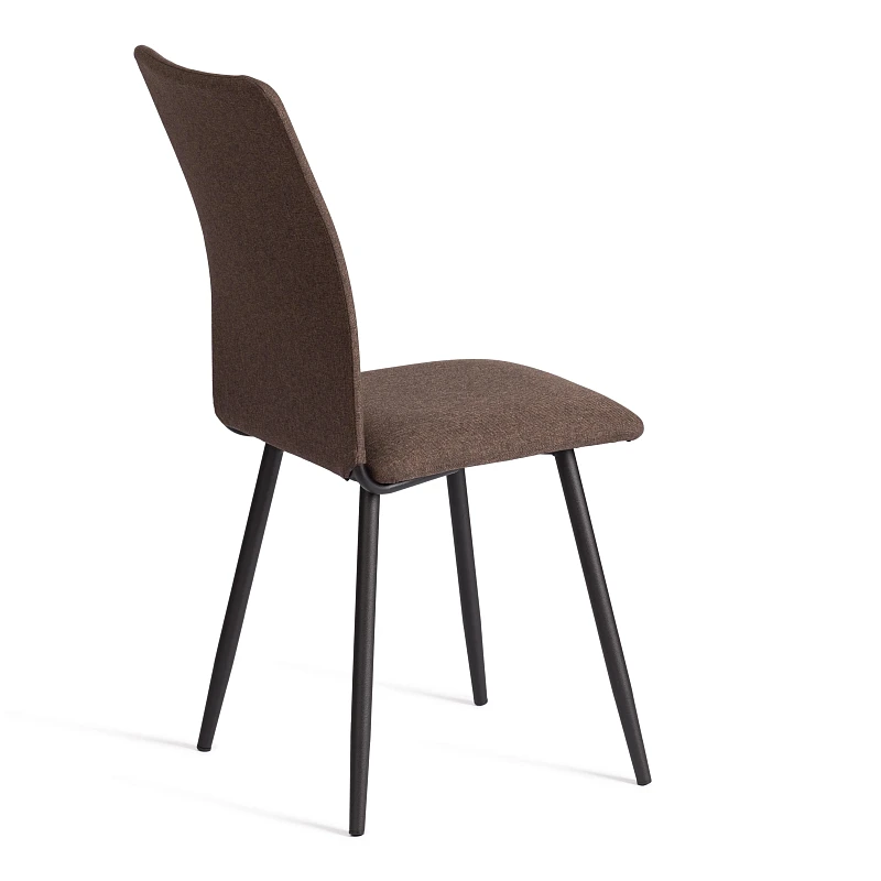Стул обеденный La Rousse, NEW, ткань рогожка, коричневый/черный, 3М7-147, 45x55x93 см | изображение 2