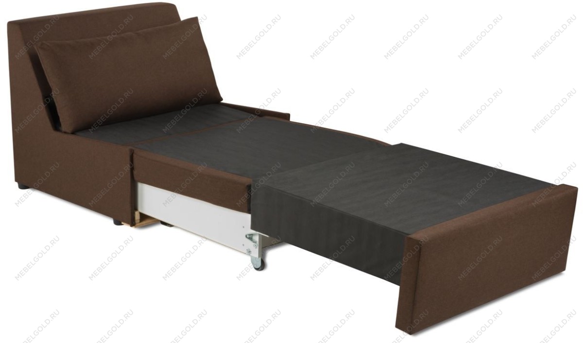 Кресло для отдыха Йоки коричневое, рогожка | изображение 1