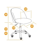 Кресло MELODY, флок, синий, 32 | изображение 10