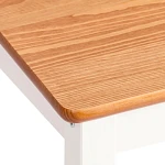 Стул Соната/Sonata chair, массив сосны, 41х50х95 см, антик/белый | изображение 6