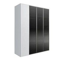 Шкаф 4-х дв. Bogemia Air (Белый/Серебро) БМШ2/4(3)