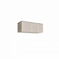 Антресоль для 3-х дверного шкафа Римини (Слоновая кость/серебро) РМАН-1(3)