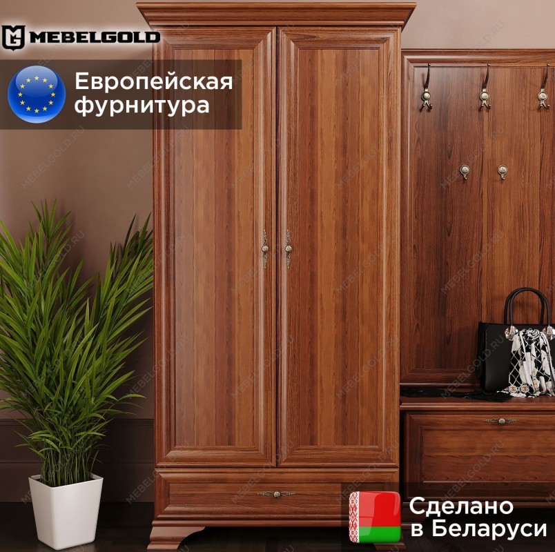 Шкаф Кентаки SZF2D1S каштан | изображение 1