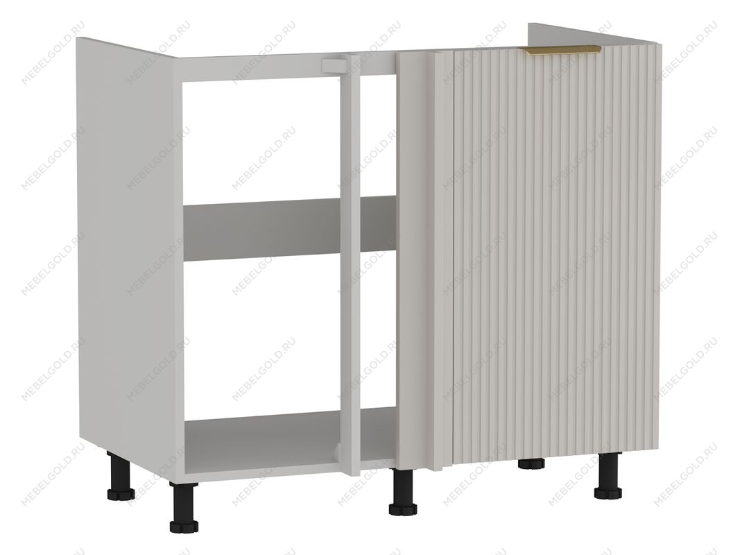 Стол под мойку угловой СМУ-100, Монза (900*554*820) Экокожа Бежевый, 23113 | изображение 2