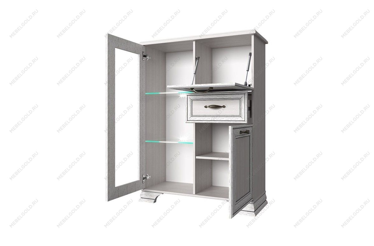 Тумба Тиффани 1V2D1S вудлайн кремовый | изображение 1