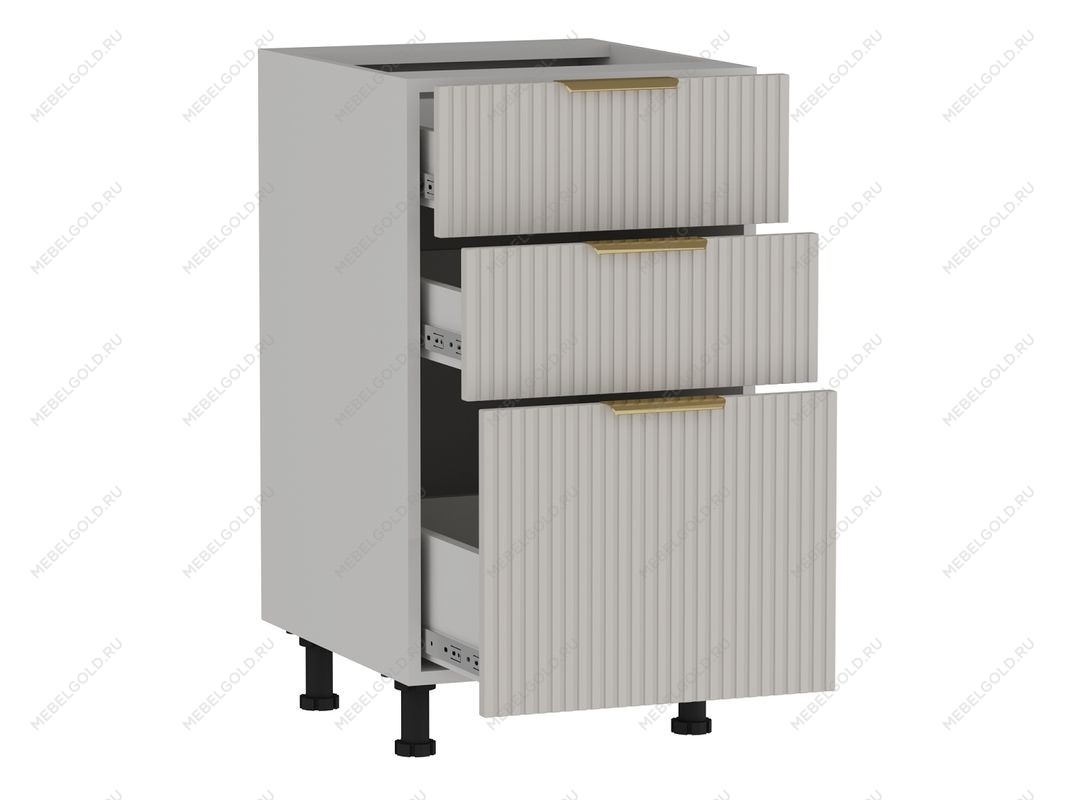 Стол с ящиками СЯ-45 (176/356), Монза (450*523*820) Экокожа Бежевый, 23117 | изображение 1