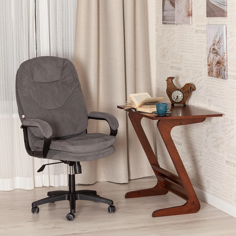Кресло COMFORT LT (22), флок, серый, 29 | изображение 15