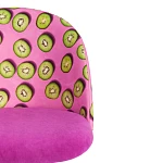 Кресло MELODY, ткань/флок, фиолетовый, Botanica 06 kiwi/138 | изображение 5