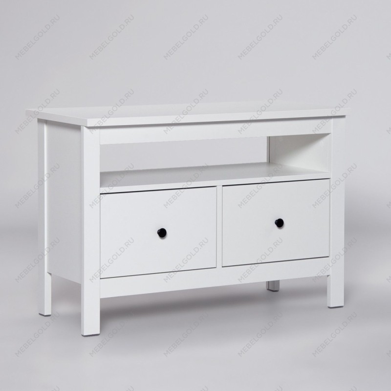 САГА тумба 2 ящика белая | изображение 1