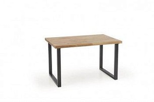 Стол обеденный Halmar RADUS 140x85 (дуб натуральный/черный)