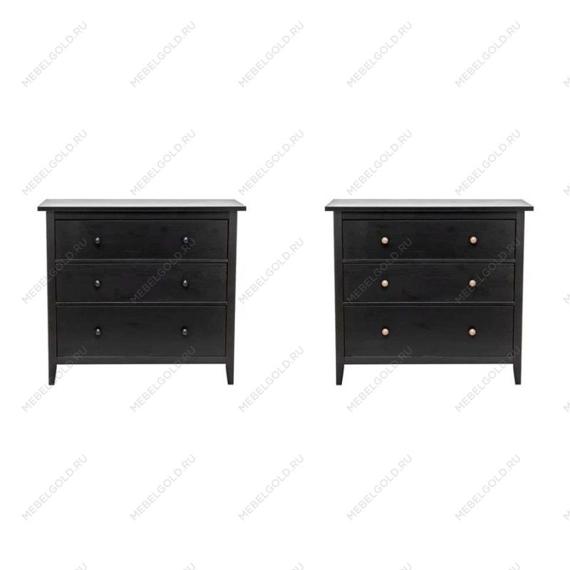 Комод Мира 03 (чёрный) | изображение 1