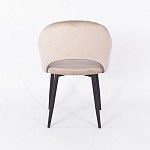 м. Римская - Стул Белладжио бежевый бархат ножки черные | изображение 4