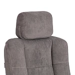 Кресло OXFORD хром, флок, серый, 29 | изображение 8