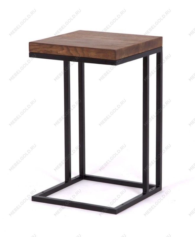 Стол кофейный Энди Loft (Дуб/каркас чёрный) | изображение 6