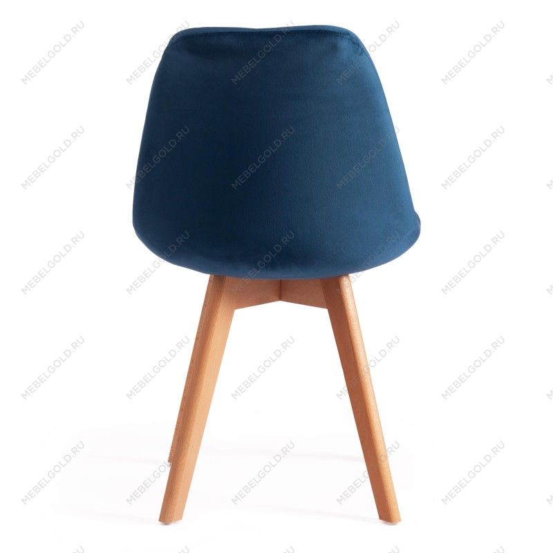 Стул TULIP SOFT (mod. 74) синий (HLR 63)/натуральный | изображение 3