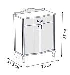 Комод Джульетта с распашными дверцами (дуб шампань) | изображение 2