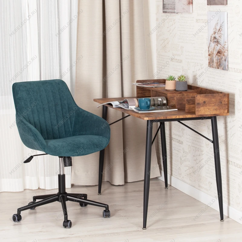 Кресло DUBLIN, велюр Clermon, малахит, 089 | изображение 12