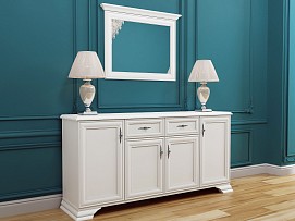 Зеркало Кентаки LUS/90 белый