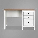 САГА стол письменный 120х56 белый/ясень | изображение 1