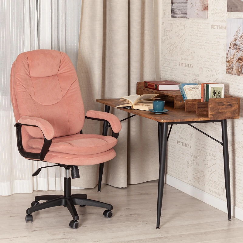 Кресло COMFORT LT (22), флок, розовый, 137 | изображение 15