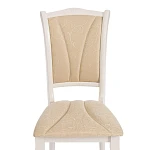 Стул Opera ( OP-SC ), дерево гевея, 45х53х97см, ivory white (слоновая кость 2-5), ткань бежевая (A168B) | изображение 5