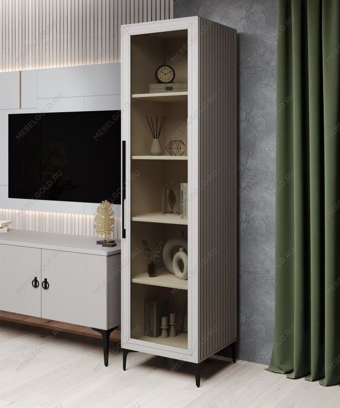 Гостиная Стелла 1+тв+2 светло серый камень | изображение 3