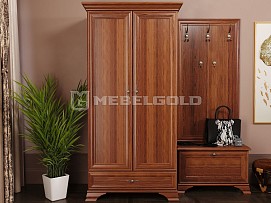 Шкаф Кентаки SZF2D1S каштан