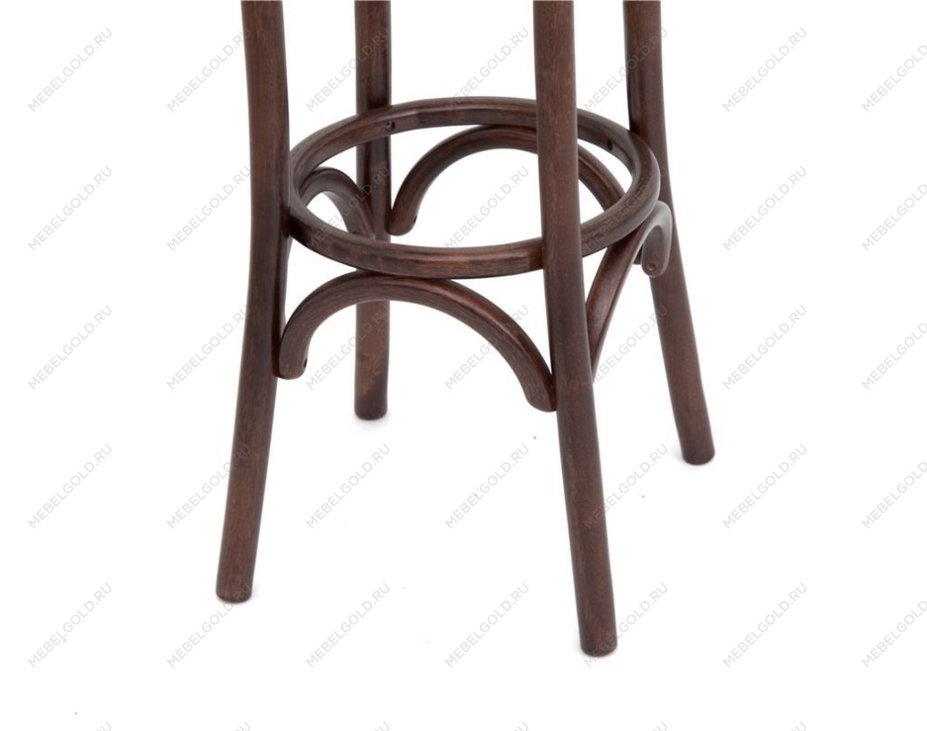 Табурет барный 650 Венский мягкий (темный тон, экокожа коричневая) | изображение 2