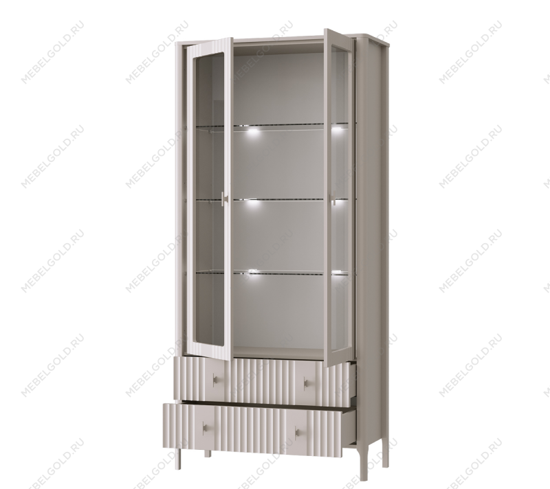 Витрина с подсветкой Далия REG2W2S персидский жемчуг | изображение 2